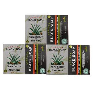 6 Madina African Black Soap